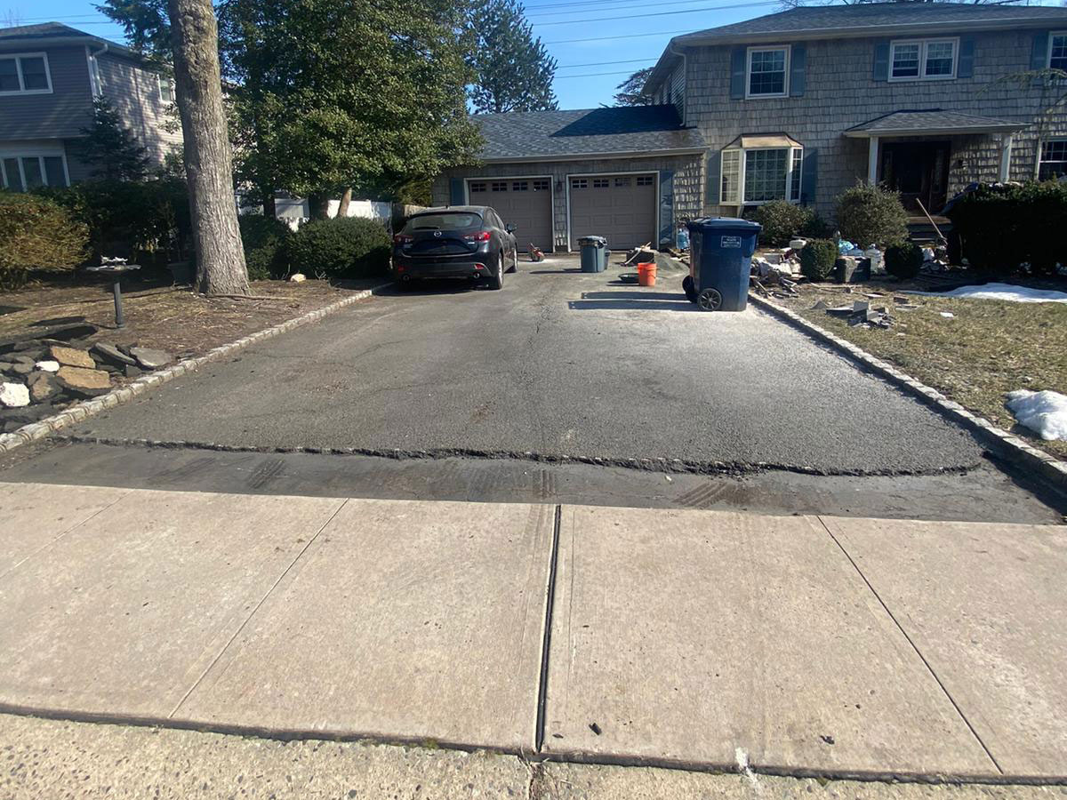 Asphalt Driveway Before