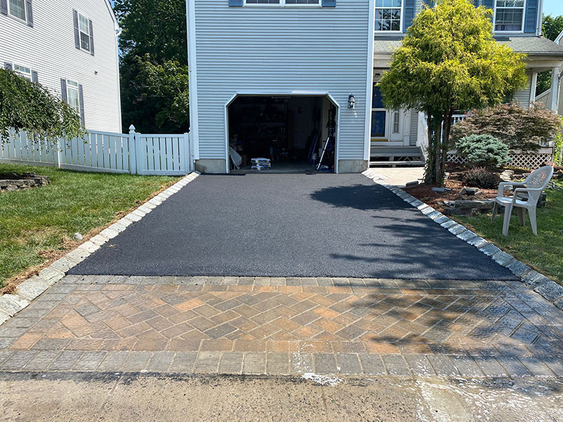 Asphalt Driveway Before