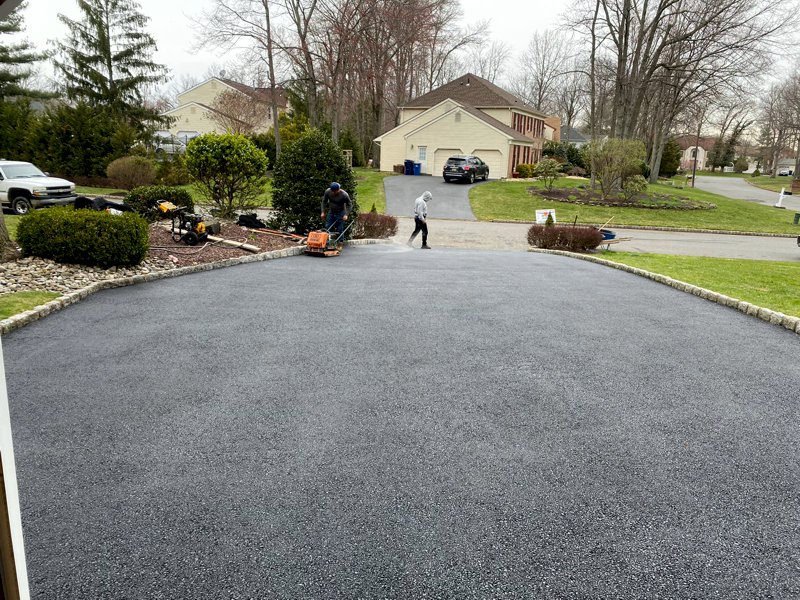 Cornerstone Black Top Driveway Installation, New Jersey