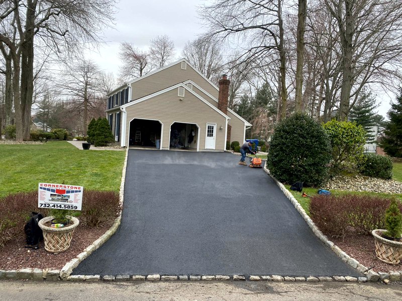 Cornerstone Black Top Driveway Installation, New Jersey