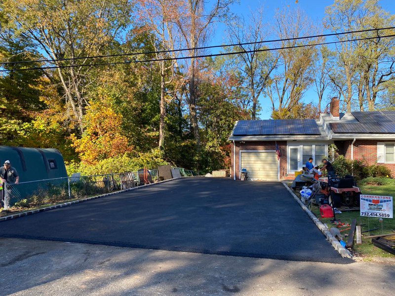 Cornerstone Black Top Driveway Installation, New Jersey
