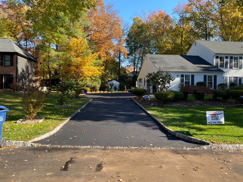 Cornerstone Black Top Driveway Installation, New Jersey