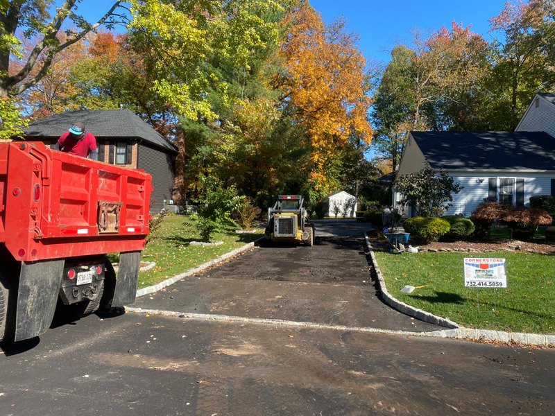 Cornerstone Black Top Driveway Installation, New Jersey